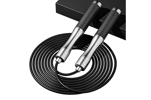 𝐒𝐩𝐞𝐞𝐝 𝐉𝐮𝐦𝐩 𝐑𝐨𝐩𝐞 for 𝐅𝐢𝐭𝐧𝐞𝐬𝐬 - Skipping Rope for Exercise with Adjustable Length and Handles Suitable for Workout Boxing Home Gym