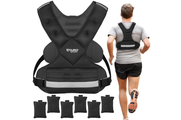 Aduro Sport Adjustable Weighted Vest Workout Equipment