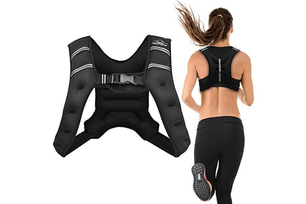 Aduro Sport Weighted Vest for Workout, 4lbs/6lbs/12lbs/20lbs/25lbs/30lbs