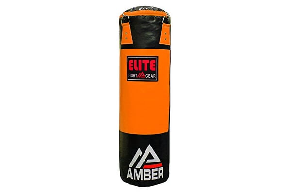 Amber Fight Gear Elite Strikeforce 150lb Heavy Bag for Boxing, Muay Thai, Kickboxing, MMA, Fitness Workout Training