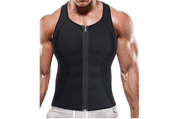 BRABIC Men Sauna Sweat Vest Tank Top Shirt for Weight Loss Waist Trainer Workout