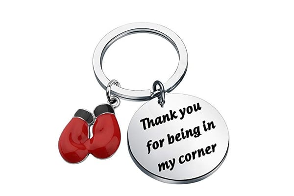 Boxing Gift Red Boxing Gloves Keychain Sports Gift