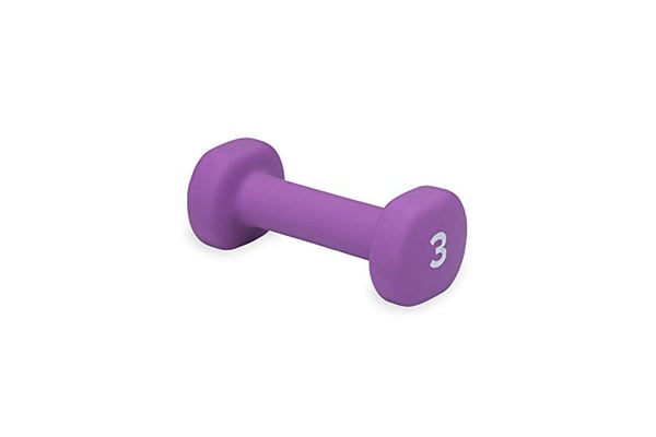 Dumbbell Hand Weight (Sold in Singles) - Neoprene Coated Exercise & Fitness Dumbbell