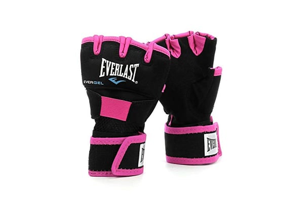 Everlast Evergel Handwraps Size: Medium/Large Black/Pink