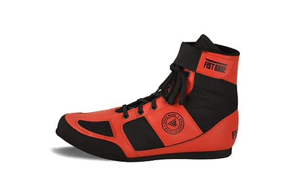 FISTRAGE Boxing Shoes Leather Kick Fighting