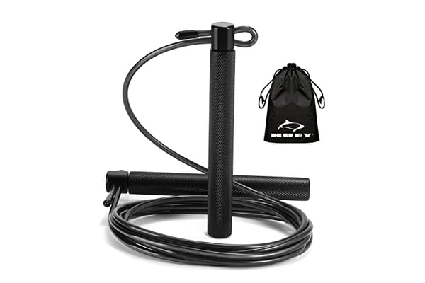 HUEY Sport Speed Jump Rope for Boxing Double Dutch Fitness Athletic Workout