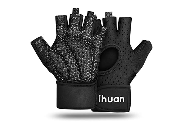 ihuan Breathable Weight Lifting Gloves with Wrist Support