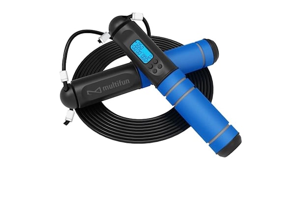 multifun Speed Skipping Rope with Calorie Counter for Fitness, Crossfit, Exercise, Workout, Boxing, MMA, Gym