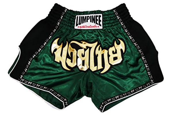 Lumpinee Retro Original Muay Thai Shorts (Green)