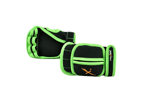 MaxxMMA Adjustable Weighted Gloves, 2 lb. Set