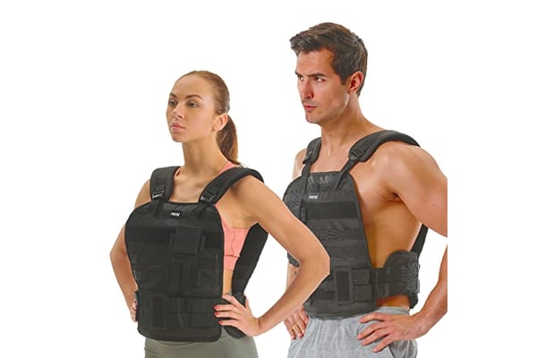 PRCTZ Adjustable Weighted Vest, 25lbs & 50lbs