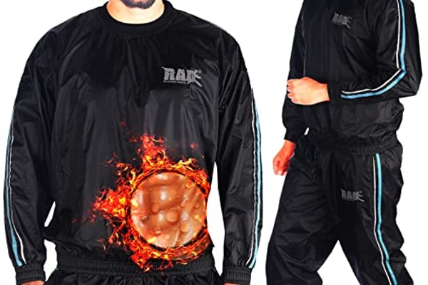 RAD Heavy Duty Sweat Suit for Exercise and Weight Loss