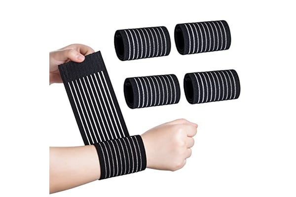 Rbenxia Black Elastic Wrist Compression Bandage