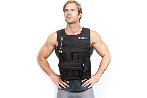 RUNmax Run Fast Weighted Vest - 12lb-140lb (with Shoulder Pads, 50lb)
