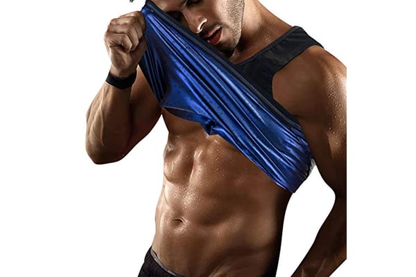 Workout Vest Sweat Enhancing Tank Top Premium Slimming Shapewear Waist Trainer Heat Trapping Fitting Shirt