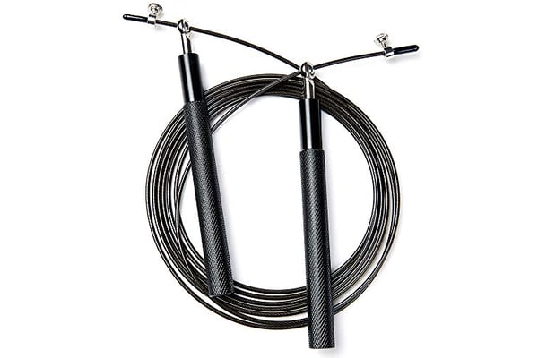 Speed Skipping Rope with Aluminium Alloy Handle and Ball Bearing Tangle-Free Exercise Rope