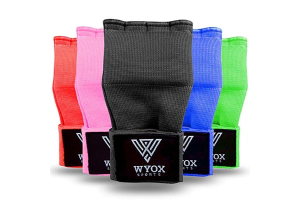 WYOX Boxing Hand Wraps Gel Knuckle Padded Inner Elastic Quick Wraps