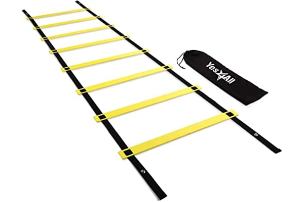 Yes4All 8, 12 & 20 Rungs Speed Agility Ladder Training Equipment
